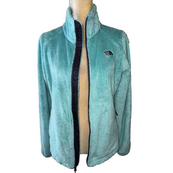 The North Face Osito Light Blue Fleece Zip Up Jacket Size M - Picture 13 of 15